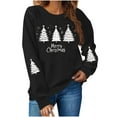 thumbnail image 1 of cocolona Christmas Sweatshirts for Women Crewneck Long Sleeve Shirts Xmas Cute Graphic Sweatshirts Fall Pullover Tops Casual Blouses Christmas Gifts, 1 of 6