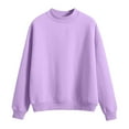 thumbnail image 1 of cocolona Girls Sweatshirts Crewneck Long Sleeve Shirts Fall Winter Pullover Sweaters Fashion Casual Solid Tops 5-15 Years, 1 of 7