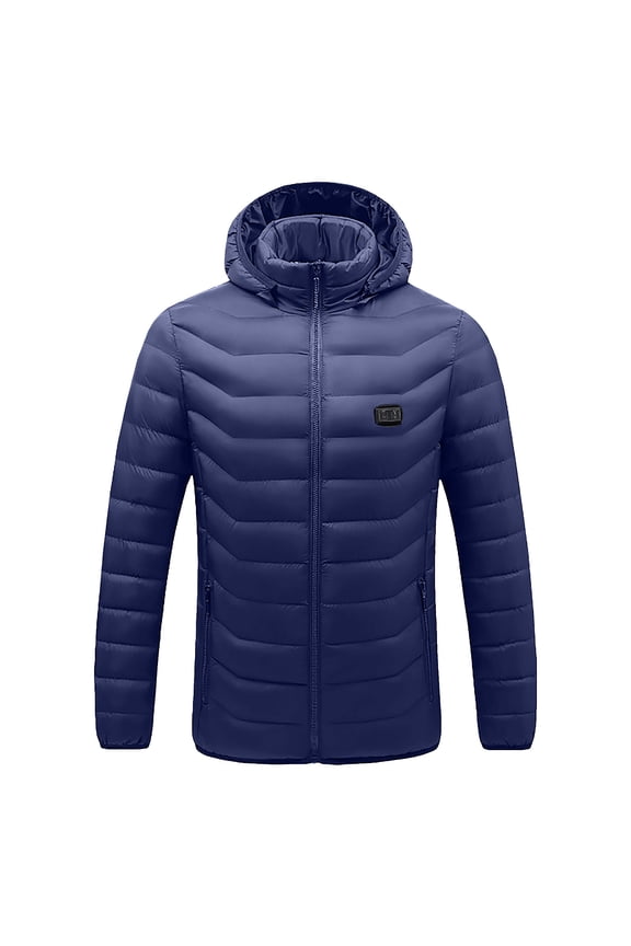 Heated Jacket for Men and Women Lightweight Windproof Heated Coat Winter Outdoor Sking Fishing Down Jacket