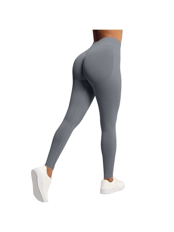 High Waist Leggings for Women Hip Lift Stretchy Soft Seamless Gym Workout Running Yoga Pants