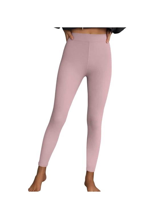 Leggings for Women Fashion Solid Color Casual Stretchy Sports Fitness Pants Running Workout Gym Yoga Pants