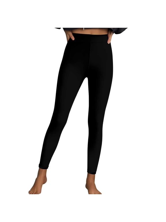 Leggings for Women Fashion Solid Color Casual Stretchy Sports Fitness Pants Running Workout Gym Yoga Pants