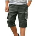 thumbnail image 1 of cocolona Men's Classic Cargo Shorts Casual Loose Multipocket Work Shorts Outdoor Hiking Shorts, 1 of 6