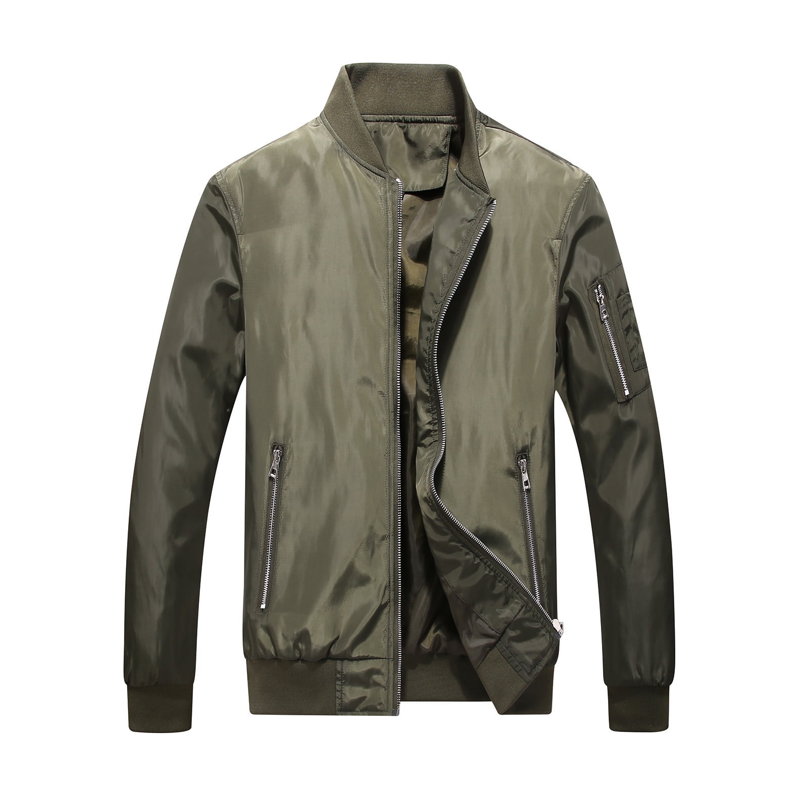 Functional Wind Large Pockets Stand-up Collar Jacket Men