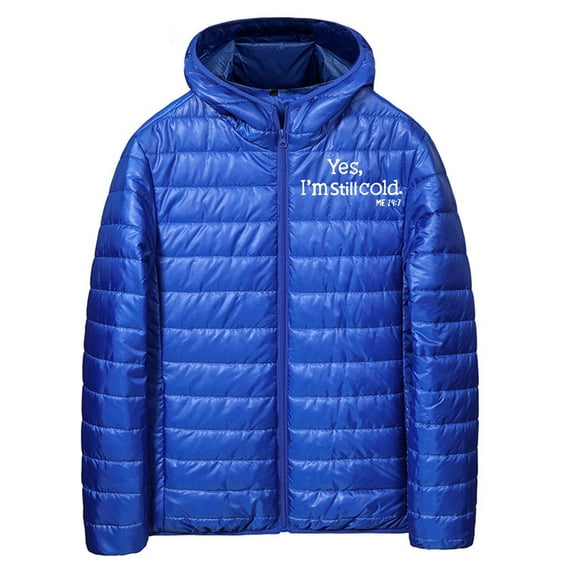 cocolona Mens Lightweight Puffer Jacket Packable Quilted Jackets Long Sleeve Zip Up Hooded Down Jacket Winter Warm Coat
