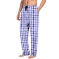 thumbnail image 1 of cocolona Mens Pajama Pants Elastic Waist Drawstring Flannel Pajama Pants Casual Plaid Pajama Pants Lounge Trousers with Pocket, 1 of 6