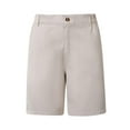 thumbnail image 1 of cocolona Mens Summer Casual Golf Shorts Elastic Waist Button Zipper Straight Chino Work Shorts with Pockets, 1 of 5