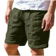 thumbnail image 1 of cocolona Mens Summer Casual Shorts Drawstring Elastic Waist Cargo Shorts Beach Shorts Lightweight Comfy Work Shorts with Pockets, 1 of 6