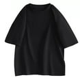 thumbnail image 1 of cocolona Mens Summer Short Sleeve Tops Fashion Crew Neck T-Shirts Casual Loose Solid Color Comfy Tees Blouse, 1 of 5