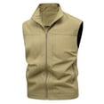 thumbnail image 1 of cocolona Mens Workwear Sleeveless Tops Outdoor Hiking Photographer Fishing Vest Fashion Casual Jacket with Pocket, 1 of 3