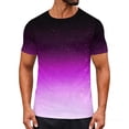 thumbnail image 1 of cocolona Mens and Womens Short Sleeve T Shirts Summer Fashion Casual Loose Gradient Crew Neck Tops Vintage Tees, 1 of 8