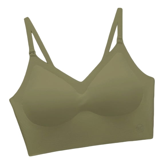 cocolona Push Up Backless Bras for Women Solid Color Without Steel Seamless Breathable Everyday Bras