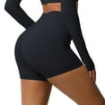 thumbnail image 1 of cocolona Summer Casual Slim High Waist Leggings Shorts for Women Breathable Drying Workout Gym Running Yoga Shorts, 1 of 5