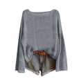 thumbnail image 1 of cocolona Sweaters for Women Round Neck Long Sleeve Shirts Fashion Solid Color Pullover Tops Casual Blouses Fall Clothes, 1 of 6