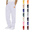 thumbnail image 1 of cocolona Mens Baggy Sweatpants Fashion Casual Straight Leg Open Bottom Pants Running Workout Joggers with Pockets, 1 of 4