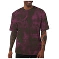 thumbnail image 1 of cocolona T Shirts for Men, Summer Short Sleeve Crew Neck Tops Fashion Casual Loose Stretch Tees, 1 of 6