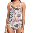 thumbnail image 1 of cocolona Women's Plus Size Vintage Floral One Piece Swimsuits Tummy Control Bathing Suits Swimwear on Clearance, 1 of 5