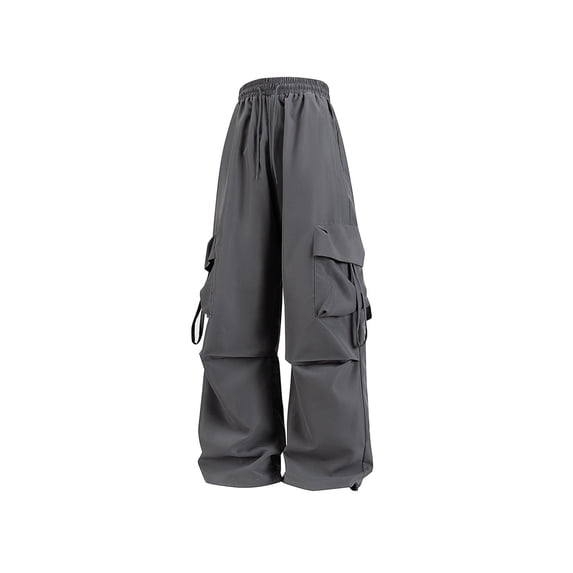 cocolona Womens Casual Breathable Hiking Pants Elastic Waist Straight Wide Leg Outdoor Gym Workout Pants