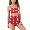 thumbnail image 1 of cocolona Womens Christmas Pajamas Print Cami Tops and Shorts Pajama Set Lightweight Comfy 2 Piece Lounge Outfits Sleepwear, 1 of 6
