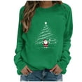 thumbnail image 1 of cocolona Womens Christmas Sweatshirts Crewneck Long Sleeve Graphic Shirts Fall Winter Casual Loose Pullover Tops, 1 of 5