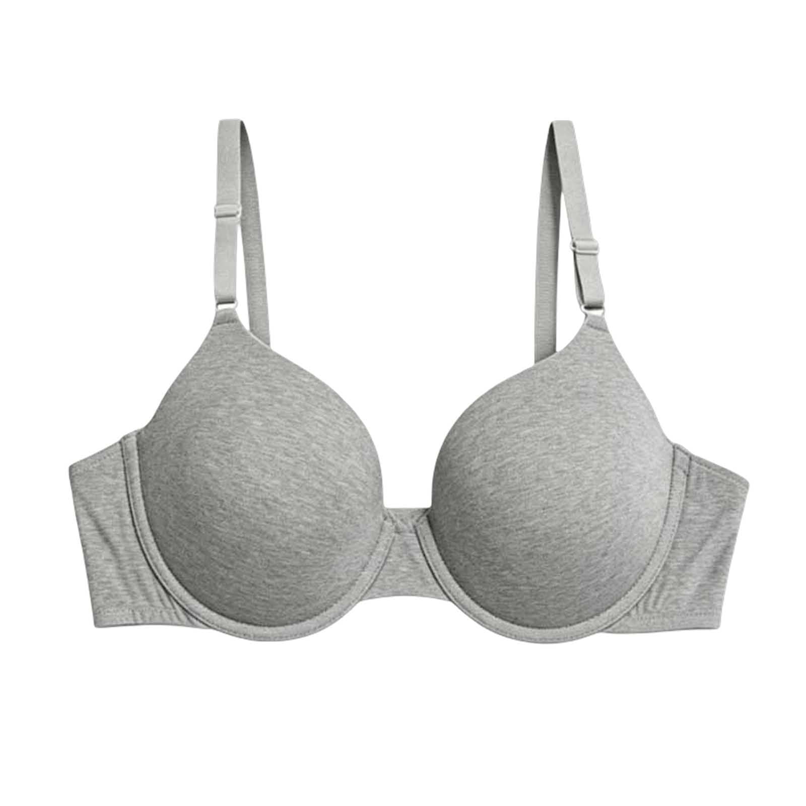 Tav Bra - リサイクルコットン グレー cocolona-Womens-Cup-Underwire-