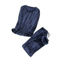 thumbnail image 1 of cocolona Womens Flannel Pajamas Sets Long Sleeve Tops and Pants Fall Winter Fleece Pajamas Sets Soft Warm Sleepwear 2 Piece Lounge Outfits Home Wear, 1 of 5