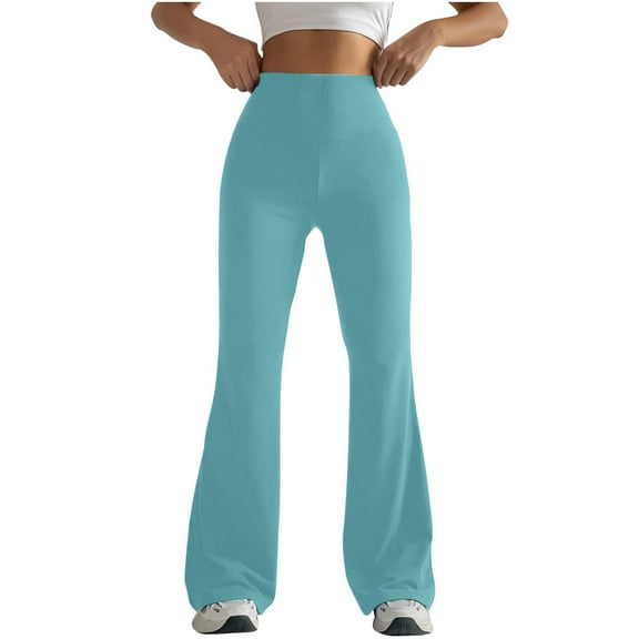 cocolona Womens Flare Pants Stretchy Soft Workout Running Gym Yoga Pants Leggings for Women