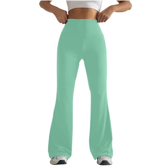 cocolona Womens Flare Pants Stretchy Soft Workout Running Gym Yoga Pants Leggings for Women