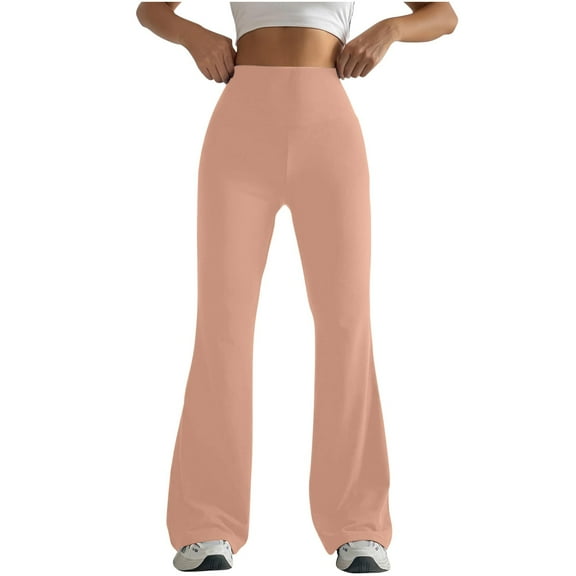 cocolona Womens Flare Pants Stretchy Soft Workout Running Gym Yoga Pants Leggings for Women