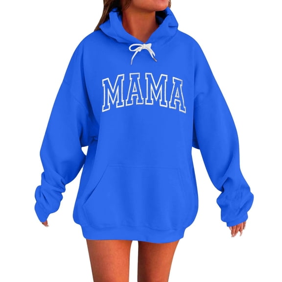 cocolona Womens Graphic Hoodies Long Sleeve Drawstring Oversized Hooded Sweatshirts Fall Winter Casual Pullover Tops with Pockets