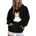 thumbnail image 1 of cocolona Womens Halloween Graphic Hoodie Fall Winter Long Sleeve Drawstring Sweatshirts Halloween Sweatshirts for Women, 1 of 4