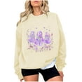 thumbnail image 1 of cocolona Womens Halloween Sweatshirt Fall Winter Casual Long Sleeve Crew Neck Pullover Tops Trendy Cute Graphic Sweatshirt, 1 of 4