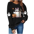 thumbnail image 1 of cocolona Womens Halloween Sweatshirts Fall Winter Long Sleeve Shirts Fashion Casual Loose Cute Graphic Tops Blouse Halloween Gifts, 1 of 4
