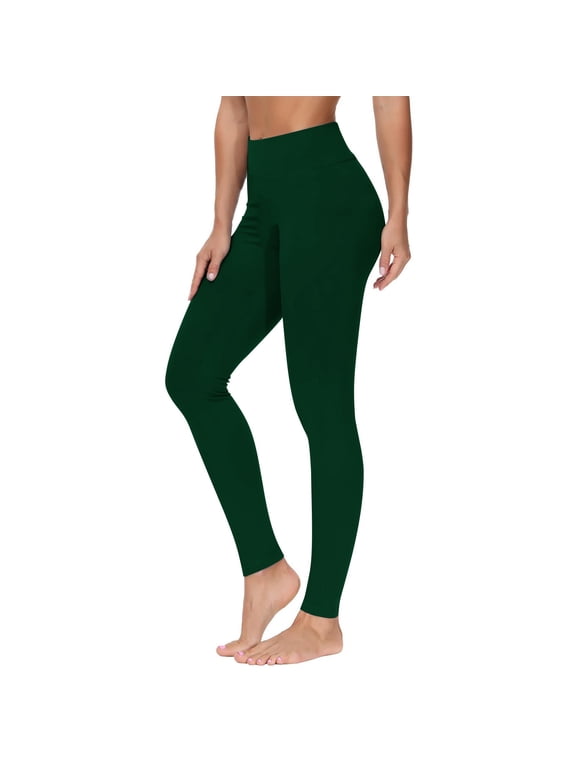 Womens Leggings Fashion Casual Solid Stretchy Comfy Running Workout Gym Yoga Pants