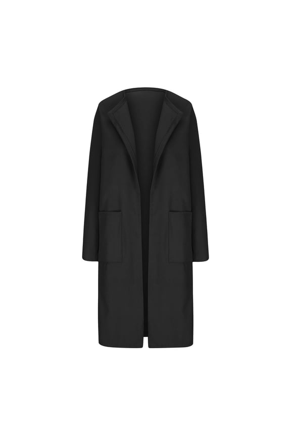 Womens Open Front Cardigan Fall Long Sleeve Cardigan Sweaters Casual Solid Color Jacket Coat Winter Outwear 2025