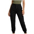 thumbnail image 1 of cocolona Womens Outdoor Hiking Cargo Pants Button Waist Stretch Straight Athletic Jogger Pants with Pocket, 1 of 5