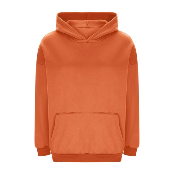 cocolona Womens Oversized Hooded Sweatshirts Fall Winter Fleece Pullover Hoodie with Pocket Casual Solid Color Long Sleeve Tops
