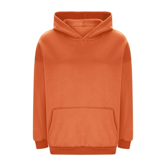 cocolona Womens Oversized Hooded Sweatshirts Fall Winter Fleece Pullover Hoodie with Pocket Casual Solid Color Long Sleeve Tops