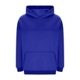 thumbnail image 1 of cocolona Womens Oversized Hooded Sweatshirts Fall Winter Fleece Pullover Hoodie with Pocket Casual Solid Color Long Sleeve Tops, 1 of 6
