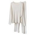thumbnail image 1 of cocolona Womens Pajamas Set Long Sleeve Tops and Long Pants 2 Piece Lounge Outfits Lightweight Comfy Sleepwear Home Sets, 1 of 3