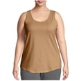 thumbnail image 1 of cocolona Womens Plus Size Summer Tank Tops Crew Neck Sleeveless Workout Shirts Casual Loose Solid Color Tops, 1 of 6