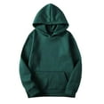 thumbnail image 1 of cocolona Womens Solid Hoodies Fall Fashion Casual Long Sleeve Hooded Sweatshirts Loose Comfy Trendy Pullover Tops with Pockets, 1 of 8