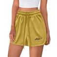 thumbnail image 1 of cocolona Womens Summer Casual Loose Athletic Shorts Solid Color Elastic Waist Drawstring Gym Running Shorts with Pocket, 1 of 5