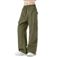 thumbnail image 1 of cocolona Womens Summer Casual Loose Joggers Solid Color Elastic Waist Drawstring Lounge Yoga Harem Pants with Pocket, 1 of 5