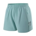 thumbnail image 1 of cocolona Womens Summer Casual Loose Plus Size Shorts Solid Color Elastic Waist Workout Lounge Shorts with Pocket, 1 of 2