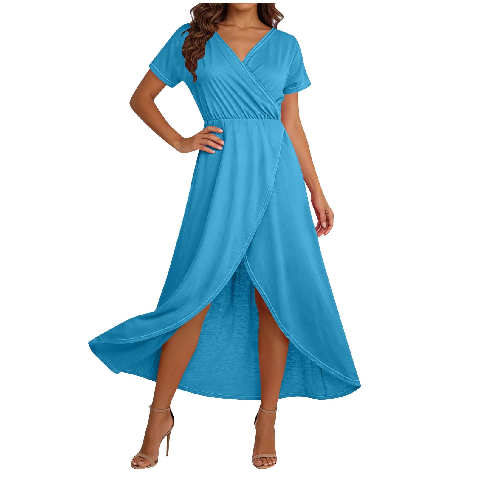 long dress with balloon sleeves Buy Women's Red long dress with balloon sleeves Online in India