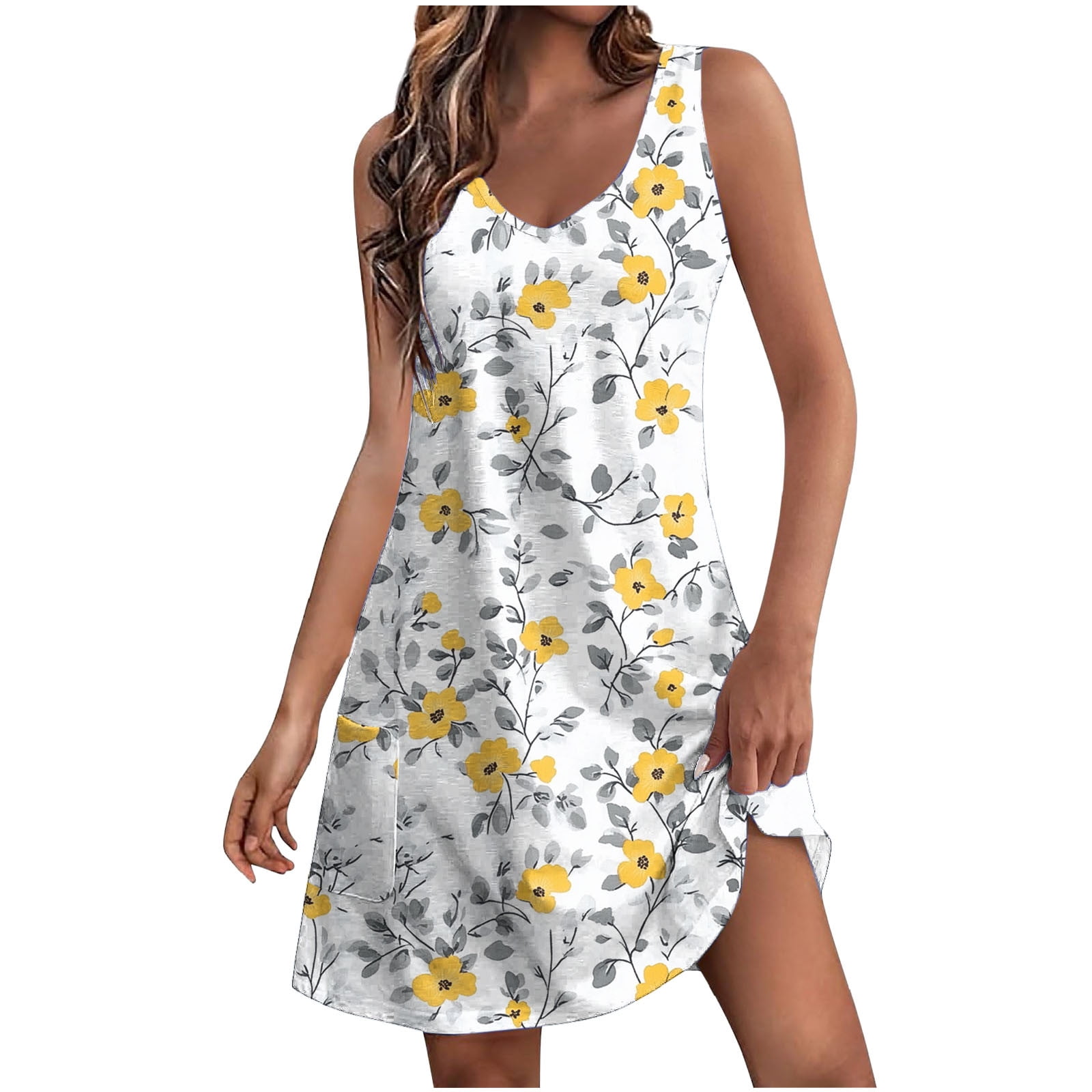 Printed T-Shirt Dress - Coastal Summer