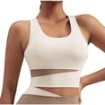 thumbnail image 1 of cocolona Womens Summer Workout Crop Tank Tops Outdoor Running Lightweight Shirts Sleeveless Crew Neck Patchwork Exercise Slim Fit Tees Basic Yoga Blouses, 1 of 4