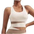 thumbnail image 1 of cocolona Womens Summer Workout Crop Tank Tops Outdoor Running Lightweight Shirts Sleeveless Crew Neck Patchwork Exercise Slim Fit Tees Basic Yoga Blouses, 1 of 4