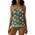 thumbnail image 1 of cocolona Womens Two Piece Tankini Swimsuits Modest Cute Bathing Suit Summer Vacation Beach Swimwear, 1 of 6